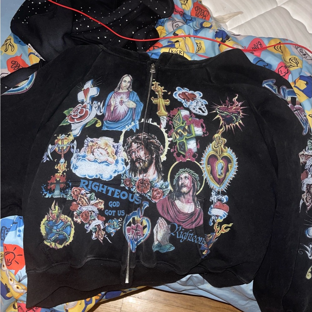 Graphic Black Men's Jacket